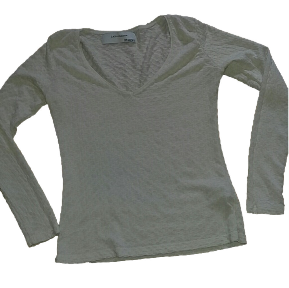 Zara Collection Textured Top M